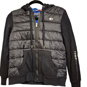 NWOT Tommy Hilfiger Sport Black Hooded Puffer Jacket XS